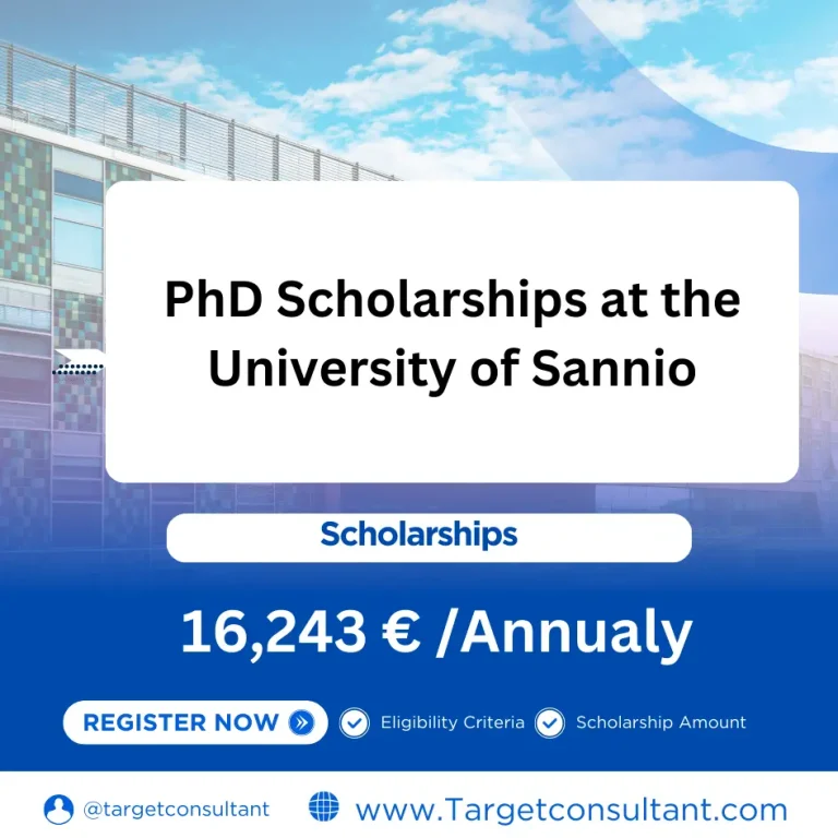 PhD Scholarships at University of Sannio 2025 – Fully funded positions in Italy