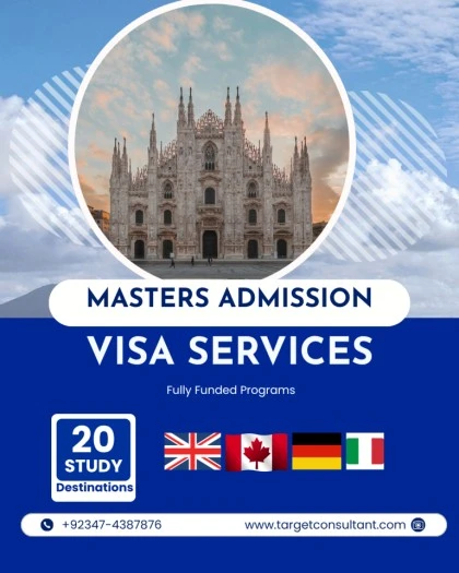 Targetconsultant for helping masters admission in itak=ly